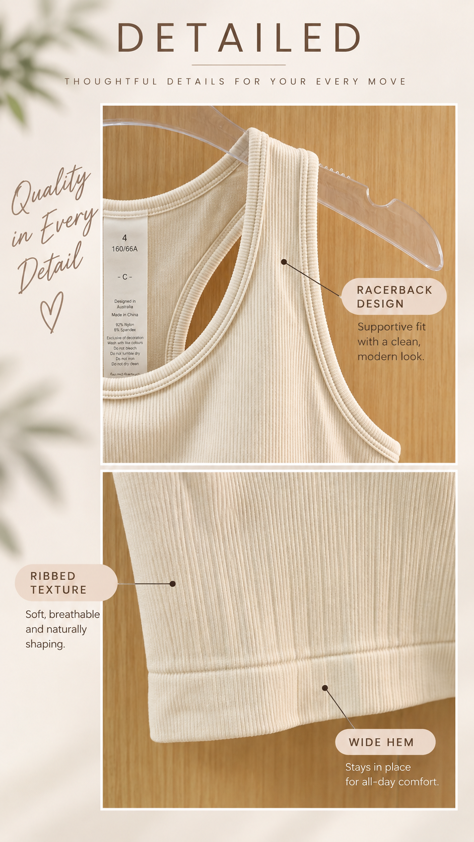Serene Ribbed Tank