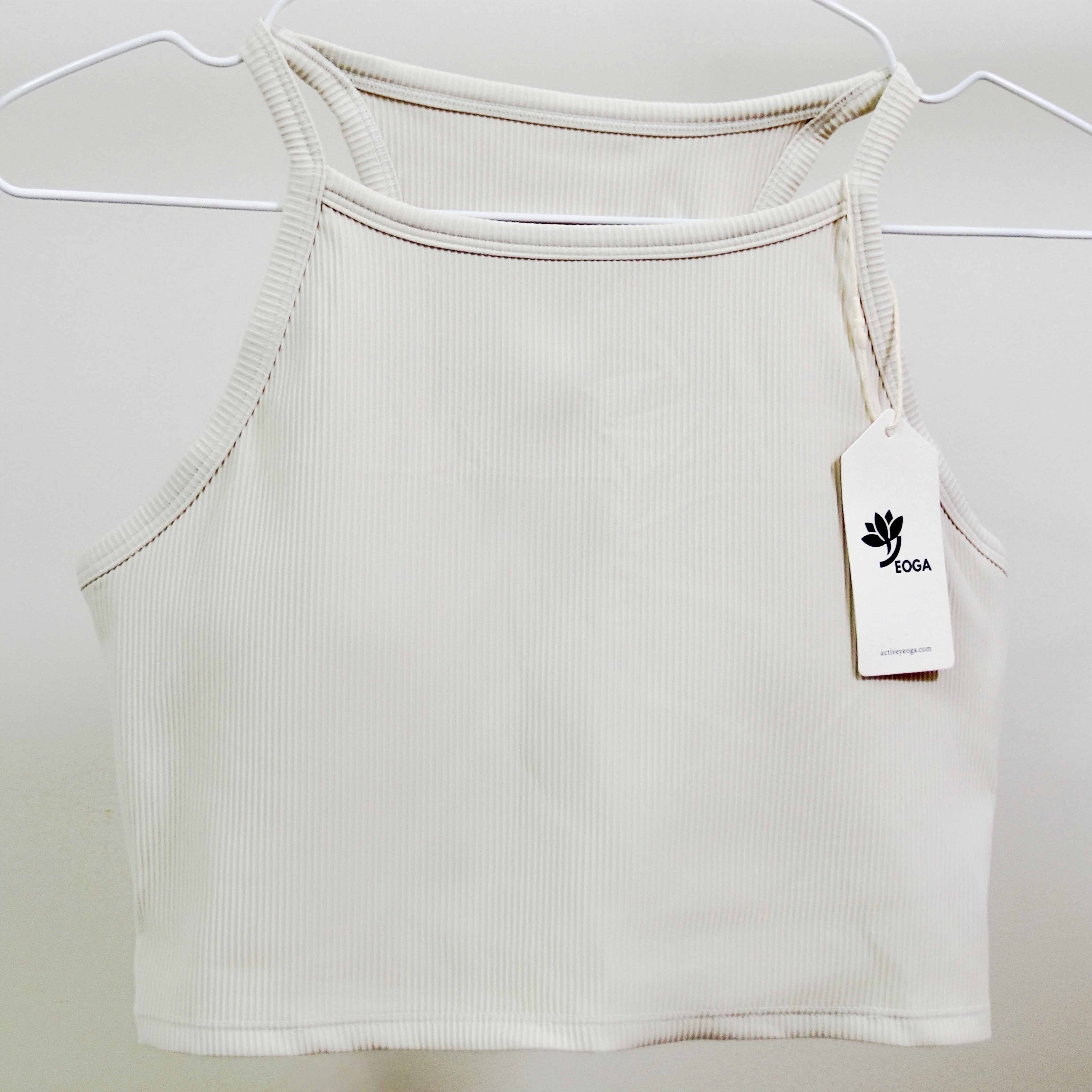 Luna High Neck Crop Tank