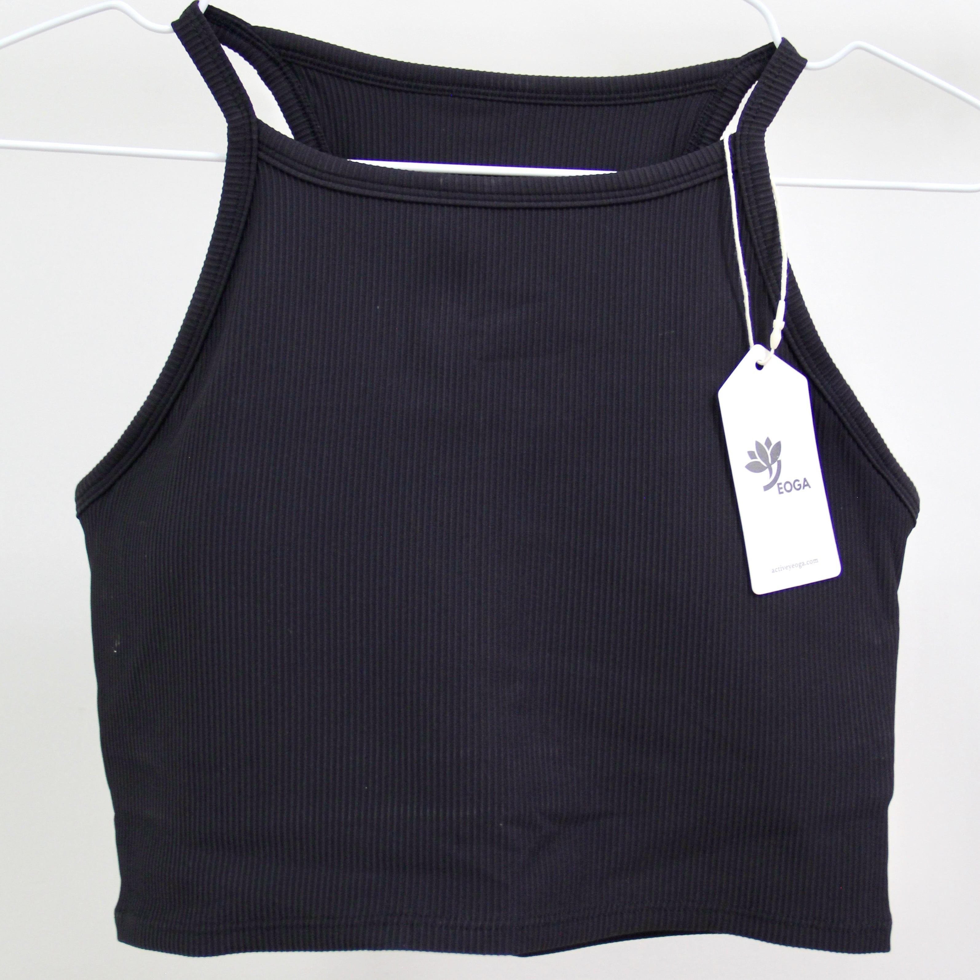 Luna High Neck Crop Tank