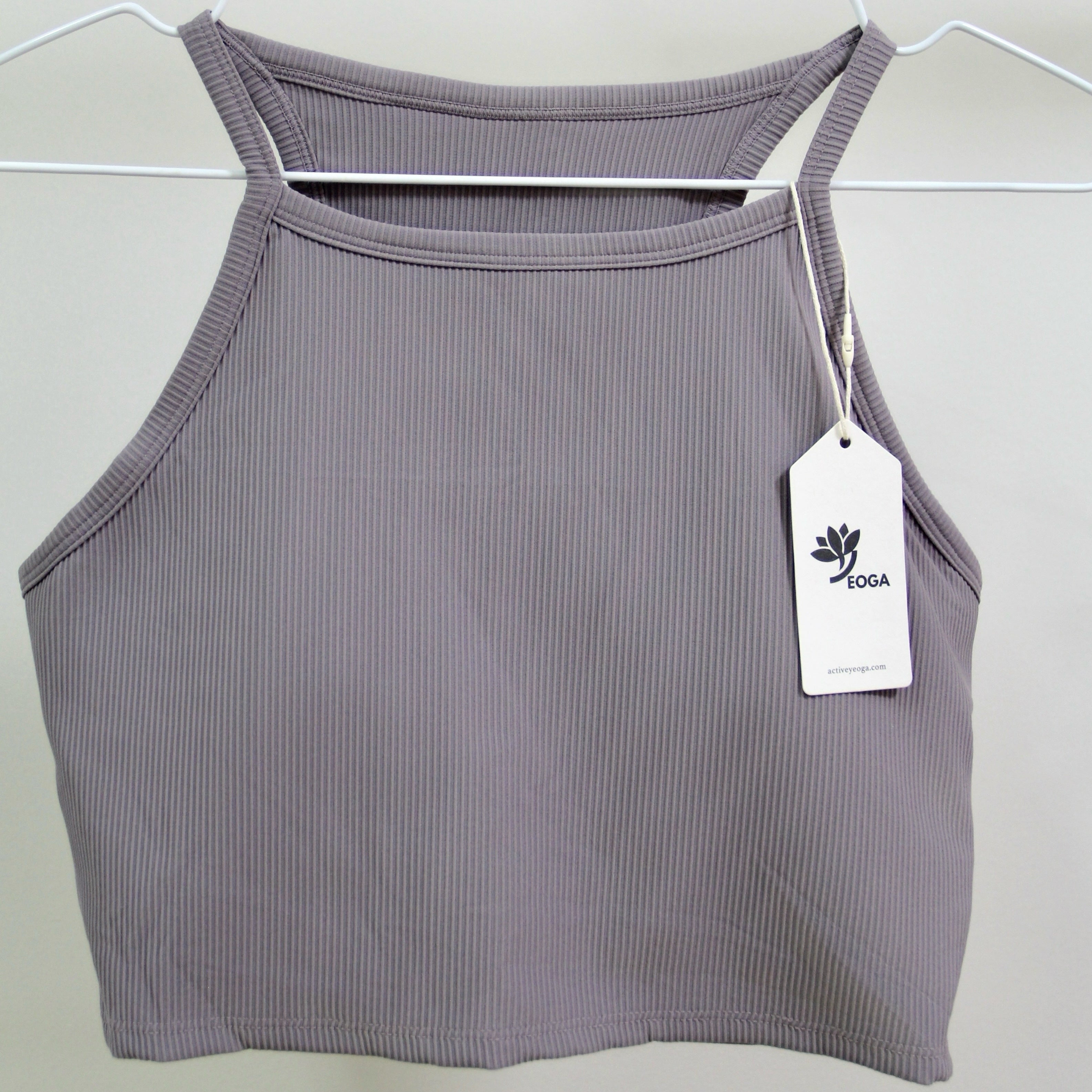 Luna High Neck Crop Tank